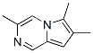 (9CI)-3,6,7-三甲基-吡咯并[1,2-a]吡嗪結構式_95407-80-0結構式