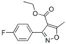 4-Isoxazolecarboxylic acid, 3-(4-fluorophenyl)-5-methyl-, ethyl ester Structure,954230-39-8Structure