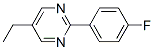 (9CI)-5-乙基-2-(4-氟苯基)-嘧啶結(jié)構(gòu)式_95495-01-5結(jié)構(gòu)式