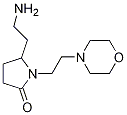5-(2-氨基-乙基)-1-(2-嗎啉-4-基-乙基)-吡咯烷-2-酮結(jié)構(gòu)式_956722-53-5結(jié)構(gòu)式