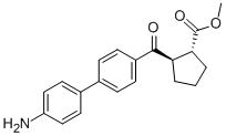 (1R,2R)-2-[(4-氨基-1,1-聯(lián)苯-4-基)羰基]環(huán)戊烷羧酸甲酯結(jié)構(gòu)式_959123-13-8結(jié)構(gòu)式