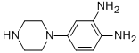 4-(1-哌嗪)-1,2-苯二胺結(jié)構(gòu)式_96103-60-5結(jié)構(gòu)式