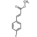 4-氟肉桂酸甲酯結(jié)構(gòu)式_96426-60-7結(jié)構(gòu)式