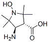 3-Pyrrolidinecarboxylicacid,4-amino-1-hydroxy-2,2,5,5-tetramethyl-,trans-(9ci)Structure,96938-41-9Structure 3-Pyrrolidinecarboxylicacid,4-amino-1-hydroxy-2,2,5,5-tetramethyl-,trans-(9ci) Structure,96938-41-9Structure