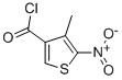 3-Thiophenecarbonyl chloride, 4-methyl-5-nitro-(9ci)Structure,97187-90-1Structure 3-Thiophenecarbonyl chloride, 4-methyl-5-nitro-(9ci) Structure,97187-90-1Structure