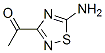 Ethanone, 1-(5-amino-1,2,4-thiadiazol-3-yl)-(9ci)Structure,98259-38-2Structure Ethanone, 1-(5-amino-1,2,4-thiadiazol-3-yl)-(9ci) Structure,98259-38-2Structure