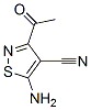 4-Isothiazolecarbonitrile, 3-acetyl-5-amino-(9ci)Structure,98259-39-3Structure 4-Isothiazolecarbonitrile, 3-acetyl-5-amino-(9ci) Structure,98259-39-3Structure
