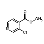 3-氯異煙酸甲酯結(jié)構(gòu)式_98273-79-1結(jié)構(gòu)式