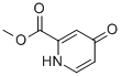 2-Pyridinecarboxylicacid,1,4-dihydro-4-oxo-,methylester(9ci)Structure,98321-25-6Structure 2-Pyridinecarboxylicacid,1,4-dihydro-4-oxo-,methylester(9ci) Structure,98321-25-6Structure