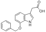 (7-Benzyloxy-1h-indol-3-yl)-acetic acidStructure,99102-25-7Structure (7-Benzyloxy-1h-indol-3-yl)-acetic acid Structure,99102-25-7Structure