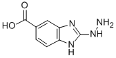 1H-benzimidazole-5-carboxylicacid,2-hydrazino-Structure,99122-17-5Structure 1H-benzimidazole-5-carboxylicacid,2-hydrazino- Structure,99122-17-5Structure