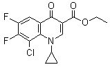 Ethyl 8-chloro-1-cyclopropyl-6,7-difluoro-1,4-dihydroquinoline-4-oxo-3-carboxylateStructure,99696-21-6Structure Ethyl 8-chloro-1-cyclopropyl-6,7-difluoro-1,4-dihydroquinoline-4-oxo-3-carboxylate Structure,99696-21-6Structure