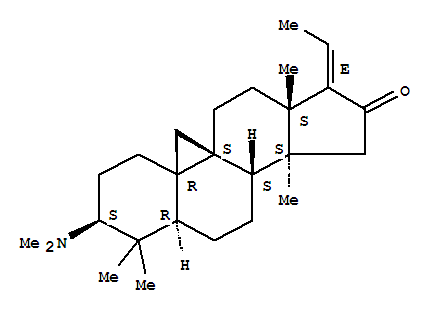 (3Beta,5alpha,17e)-3-(dimethylamino)-4,4,14-trimethyl-9,19-cyclopregn-17(20)-en-16-oneStructure,10088-21-8Structure (3Beta,5alpha,17e)-3-(dimethylamino)-4,4,14-trimethyl-9,19-cyclopregn-17(20)-en-16-one Structure,10088-21-8Structure