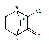 (1R,3R,4S)-rel-3-氯-雙環(huán)[2.2.1]-2-庚酮結(jié)構(gòu)式_10464-71-8結(jié)構(gòu)式