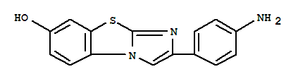 2-(4-氨基苯基)咪唑并[2,1-b][1,3]苯并噻唑-7-醇結(jié)構式_1132827-30-5結(jié)構式