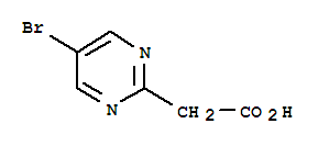 2-Pyrimidineacetic acid, 5-bromo-Structure,1134327-93-7Structure 2-Pyrimidineacetic acid, 5-bromo- Structure,1134327-93-7Structure