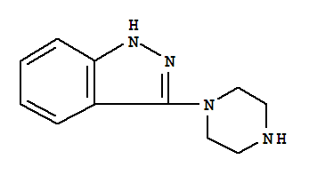 3-(1-哌嗪)-1H-吲唑結(jié)構(gòu)式_131633-88-0結(jié)構(gòu)式