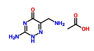 3-氨基-6-(氨基甲基)-1,2,4-噻嗪-5(4h)-乙酸酮結(jié)構(gòu)式_1353100-80-7結(jié)構(gòu)式