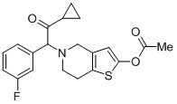 M-fluoro prasugrel hydrochlorideStructure,1391052-75-7Structure M-fluoro prasugrel hydrochloride Structure,1391052-75-7Structure