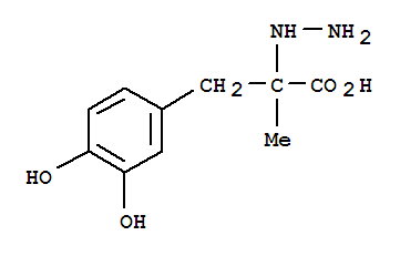 Benzenepropanoic acid, a-hydrazinyl-3,4-dihydroxy-a-methyl-Structure,14585-65-0Structure Benzenepropanoic acid, a-hydrazinyl-3,4-dihydroxy-a-methyl- Structure,14585-65-0Structure