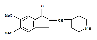 (2E)-5,6-dimethoxy-2-(4-piperidinylmethylene)-1-indanoneStructure,149874-91-9Structure (2E)-5,6-dimethoxy-2-(4-piperidinylmethylene)-1-indanone Structure,149874-91-9Structure