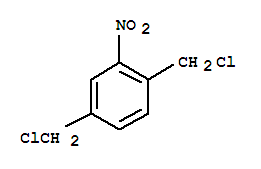 Benzene,1,4-bis(chloromethyl)-2-nitro-Structure,16255-50-8Structure Benzene,1,4-bis(chloromethyl)-2-nitro- Structure,16255-50-8Structure