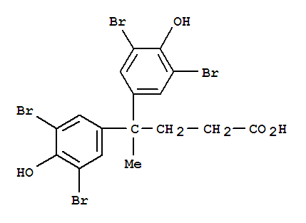 Benzenebutanoic acid,3,5-dibromo-g-(3,5-dibromo-4-hydroxyphenyl)-4-hydroxy-g-methyl-Structure,16733-29-2Structure Benzenebutanoic acid,3,5-dibromo-g-(3,5-dibromo-4-hydroxyphenyl)-4-hydroxy-g-methyl- Structure,16733-29-2Structure