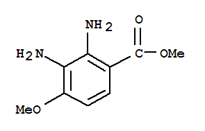 Benzoic acid, 2,3-diamino-4-methoxy-, methyl ester (9ci)Structure,201287-70-9Structure Benzoic acid, 2,3-diamino-4-methoxy-, methyl ester (9ci) Structure,201287-70-9Structure