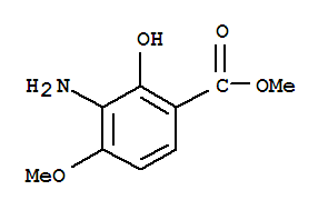 Benzoic acid, 3-amino-2-hydroxy-4-methoxy-, methyl ester (9ci)Structure,201287-71-0Structure Benzoic acid, 3-amino-2-hydroxy-4-methoxy-, methyl ester (9ci) Structure,201287-71-0Structure
