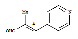 2-Propenal,2-methyl-3-(4-pyridinyl)-,(e)-(9ci)Structure,201293-76-7Structure 2-Propenal,2-methyl-3-(4-pyridinyl)-,(e)-(9ci) Structure,201293-76-7Structure