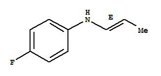 Benzenamine, 4-fluoro-n-1-propenyl-, (e)-(9ci)Structure,201792-66-7Structure Benzenamine, 4-fluoro-n-1-propenyl-, (e)-(9ci) Structure,201792-66-7Structure