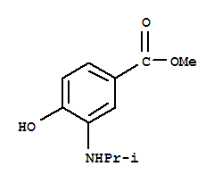 Benzoic acid, 4-hydroxy-3-[(1-methylethyl)amino]-, methyl ester (9ci) Structure,201848-58-0Structure