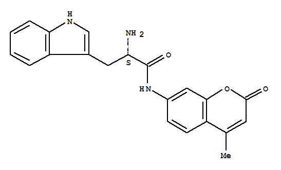 (Alphas)-alpha-amino-n-(4-methyl-2-oxo-2h-1-benzopyran-7-yl)-1h-indole-3-propanamideStructure,201860-49-3Structure (Alphas)-alpha-amino-n-(4-methyl-2-oxo-2h-1-benzopyran-7-yl)-1h-indole-3-propanamide Structure,201860-49-3Structure