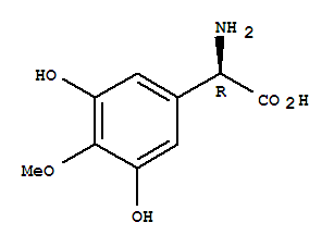 (r)-(9ci)-alpha-氨基-3,5-二羥基-4-甲氧基-苯乙酸結(jié)構(gòu)式_203504-61-4結(jié)構(gòu)式