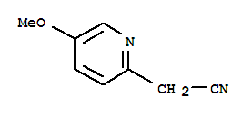 (9ci)-5-甲氧基-2-吡啶乙腈結構式_204067-34-5結構式