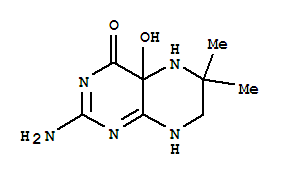 4(1H)-pteridinone, 2-amino-4a,5,6,7-tetrahydro-4a-hydroxy-6,6-dimethyl-(9ci)Structure,205323-94-0Structure 4(1H)-pteridinone, 2-amino-4a,5,6,7-tetrahydro-4a-hydroxy-6,6-dimethyl-(9ci) Structure,205323-94-0Structure