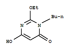 4(3H)-pyrimidinone,3-butyl-2-ethoxy-6-hydroxy-(9ci)Structure,205440-30-8Structure 4(3H)-pyrimidinone,3-butyl-2-ethoxy-6-hydroxy-(9ci) Structure,205440-30-8Structure