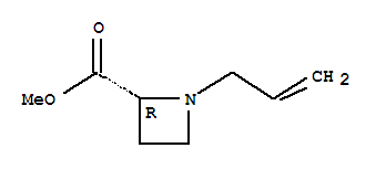 (r)-(9ci)-1-(2-丙烯基)-2-氮雜丁烷羧酸甲酯結(jié)構(gòu)式_205443-25-0結(jié)構(gòu)式
