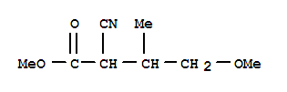 (9ci)-2-氰基-4-甲氧基-3-甲基-丁酸甲酯結構式_206271-46-7結構式
