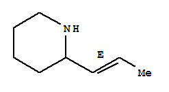 Piperidine, 2-(1e)-1-propenyl-(9ci)Structure,206869-52-5Structure Piperidine, 2-(1e)-1-propenyl-(9ci) Structure,206869-52-5Structure