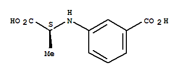 (9ci)-3-[[(1s)-1-羧基乙基]氨基]-苯甲酸結(jié)構(gòu)式_207452-93-5結(jié)構(gòu)式
