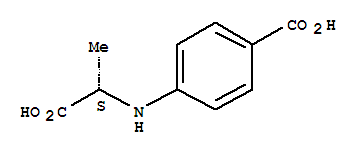 Benzoic acid, 4-[[(1s)-1-carboxyethyl]amino]-(9ci) Structure,207452-94-6Structure