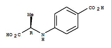 Benzoic acid, 4-[[(1r)-1-carboxyethyl]amino]-(9ci) Structure,207452-95-7Structure