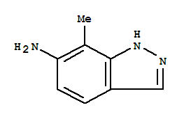 1H-indazol-6-amine,7-methyl-(9ci) Structure,208457-82-3Structure