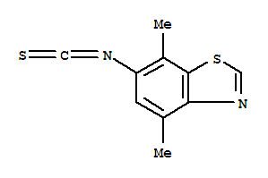 Benzothiazole, 6-isothiocyanato-4,7-dimethyl-(9ci)Structure,208458-68-8Structure Benzothiazole, 6-isothiocyanato-4,7-dimethyl-(9ci) Structure,208458-68-8Structure