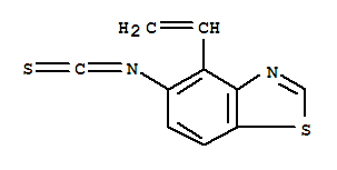 Benzothiazole, 4-ethenyl-5-isothiocyanato-(9ci)Structure,208458-73-5Structure Benzothiazole, 4-ethenyl-5-isothiocyanato-(9ci) Structure,208458-73-5Structure