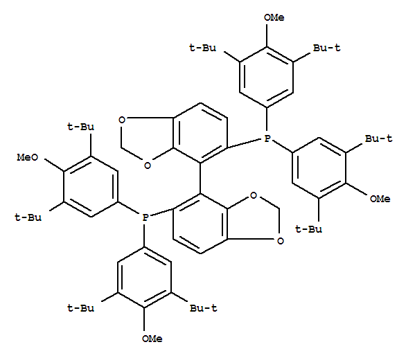(S)-(+)-dtbm-segphosStructure,210169-40-7Structure (S)-(+)-dtbm-segphos Structure,210169-40-7Structure