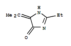 4H-imidazol-4-one,2-ethyl-1,5-dihydro-5-(1-methylethylidene)-(9ci)Structure,210297-12-4Structure 4H-imidazol-4-one,2-ethyl-1,5-dihydro-5-(1-methylethylidene)-(9ci) Structure,210297-12-4Structure