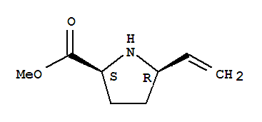 L-proline, 5-ethenyl-, methyl ester, (5r)-(9ci)Structure,210345-07-6Structure L-proline, 5-ethenyl-, methyl ester, (5r)-(9ci) Structure,210345-07-6Structure