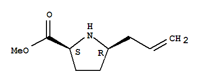 L-proline, 5-(2-propenyl)-, methyl ester, (5r)-(9ci)Structure,210345-08-7Structure L-proline, 5-(2-propenyl)-, methyl ester, (5r)-(9ci) Structure,210345-08-7Structure